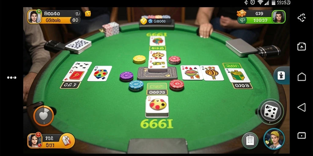 Screenshot gameplay 666I yang menampilkan pertempuran seru di Gaple.