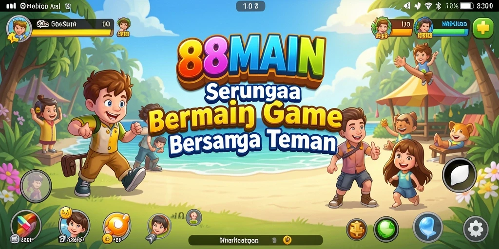Tampilan gameplay menarik dari 88MAIN yang penuh warna dan interaktif.