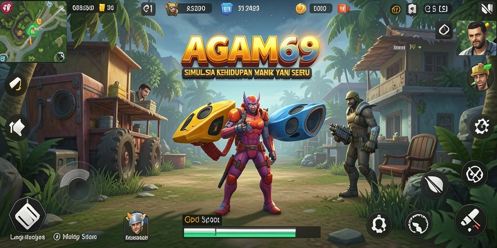 Tampilan gameplay AGAM69 dengan aksi simulasi yang menarik.