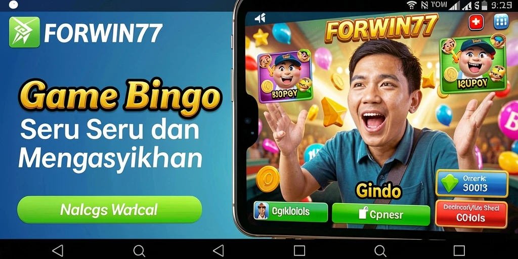 Screenshot main Bingo dengan suasana yang ceria dan interaktif.