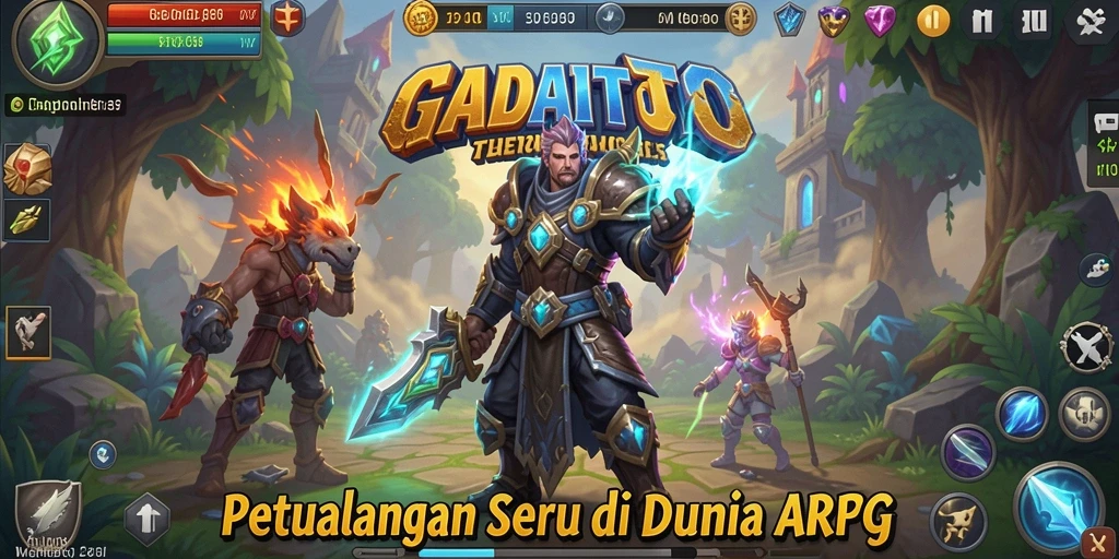 Tampilan gameplay seru dalam GADAITOTO dengan aksi yang intens.