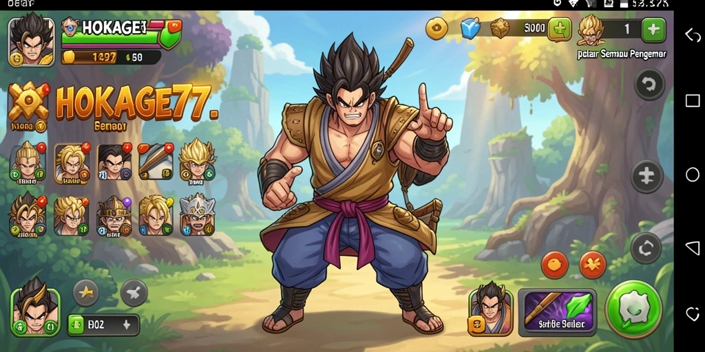 Tampilan gameplay HOKAGE77 yang mengasyikkan dan interaktif.