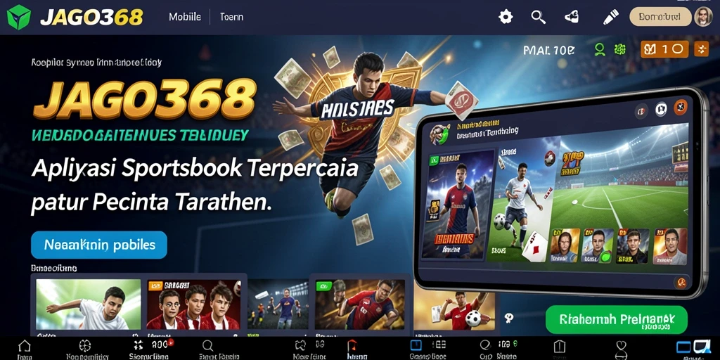 Tangkapan layar JAGO368 menunjukkan gameplay seru dalam Sportsbook.