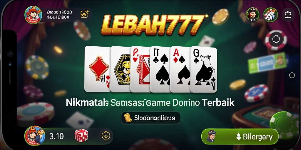 Tampilan menarik dari gameplay LEBAH777 dalam permainan Domino.