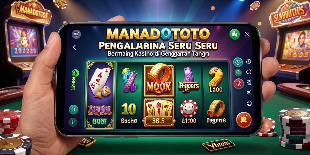 Screenshot utama MANADOTOTO menampilkan gameplay Kasino yang seru.