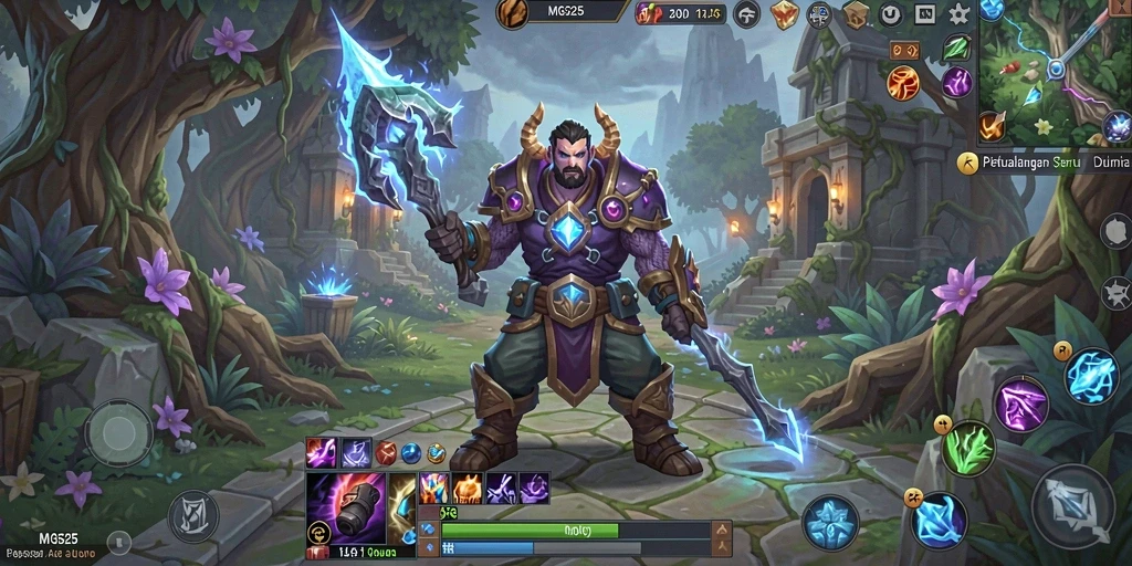 Tangkapan layar menunjukkan aksi seru dalam pertempuran ARPG.