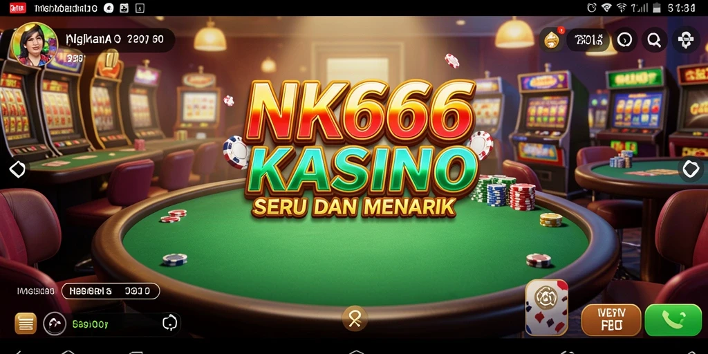 Tampilan gameplay Kasino yang seru dan menarik dari NK666.