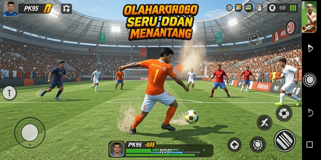 Gameplay PK95 yang intens dan mendebarkan saat berkompetisi