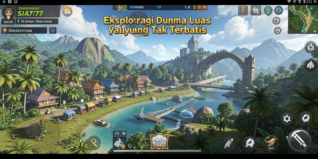 Screenshot SIA777 menampilkan petualangan Open World yang menakjubkan.