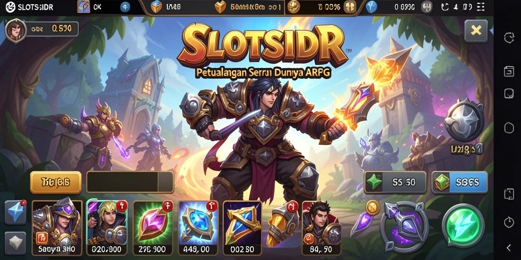 Tampilan gameplay seru di dunia fantasi SLOTSIDR.