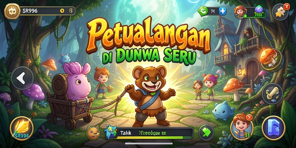 Tangkapan layar dari gameplay SR996 yang menampilkan aksi petualangan seru.