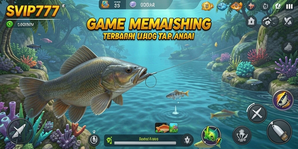 Tampilan gameplay SVIP777 dengan pengalaman memancing yang menakjubkan.